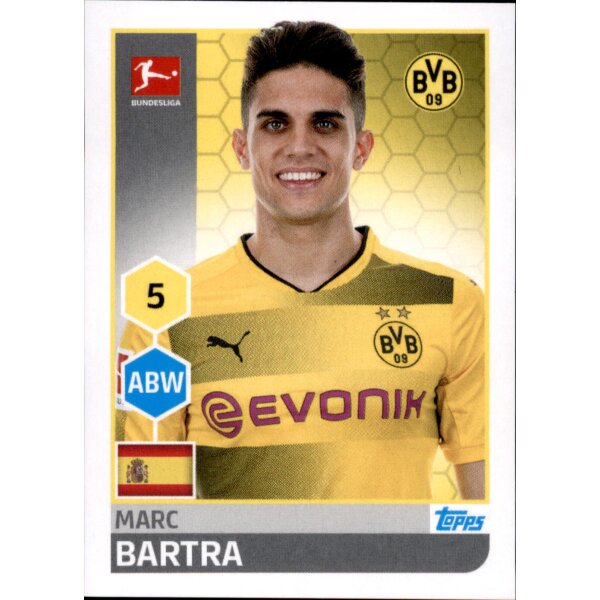 TOPPS Bundesliga 2017/2018 - Sticker 50 - Marc Bartra
