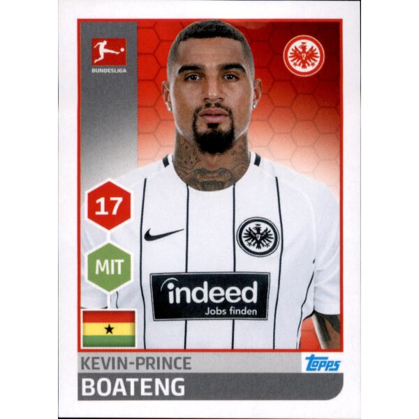 TOPPS Bundesliga 2017/2018 - Sticker 76 - Kevin-Prince Boateng