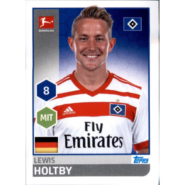 TOPPS Bundesliga 2017/2018 - Sticker 104 - Lewis Holtby