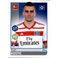 TOPPS Bundesliga 2017/2018 - Sticker 105 - Filip Kostic