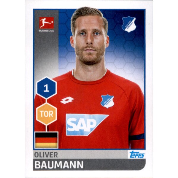 TOPPS Bundesliga 2017/2018 - Sticker 124 - Oliver Baumann