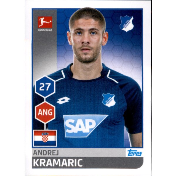 TOPPS Bundesliga 2017/2018 - Sticker 138 - Andrej Kramaric