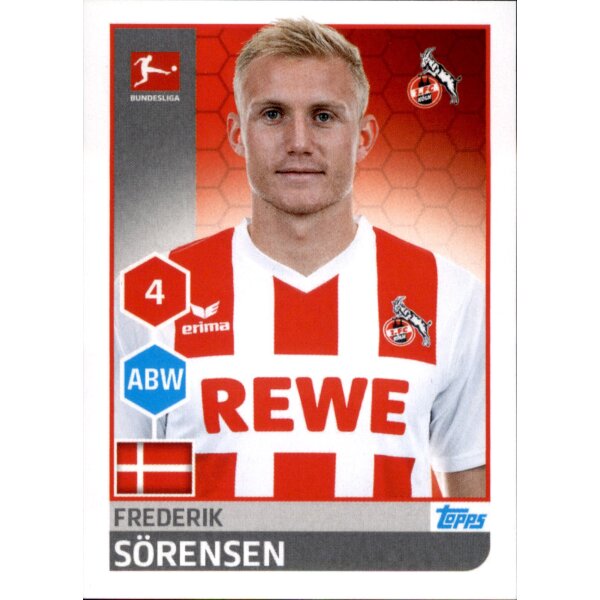 TOPPS Bundesliga 2017/2018 - Sticker 144 - Frederik Sörensen