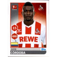 TOPPS Bundesliga 2017/2018 - Sticker 152 - Jhon Cordoba