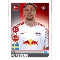 TOPPS Bundesliga 2017/2018 - Sticker 168 - Emil Forsberg