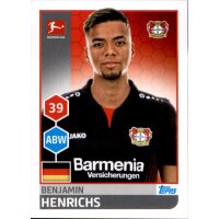 TOPPS Bundesliga 2017/2018 - Sticker 171 - Benjamin Henrichs