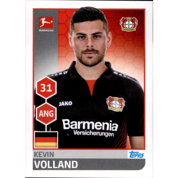 TOPPS Bundesliga 2017/2018 - Sticker 182 - Kevin Volland