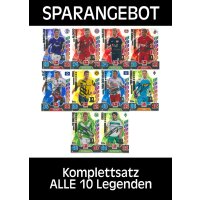 Match Attax 2017/18 alle 10 Legenden komplett 17/18 Legende