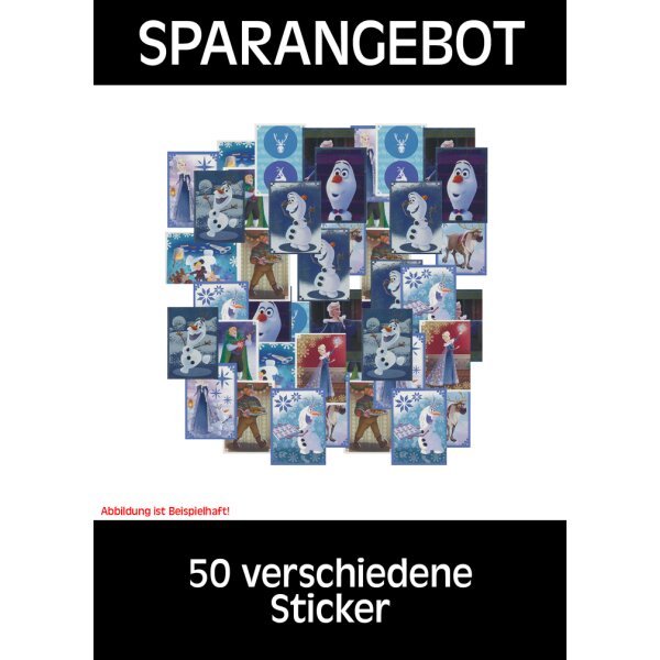 Panini Disney Die Eiskönigin Olaf taut auf - Sticker - 50 verschiedene Sticker