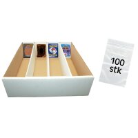 Riesen Deck-Box + 100 Beutel (weiß) für 4000...