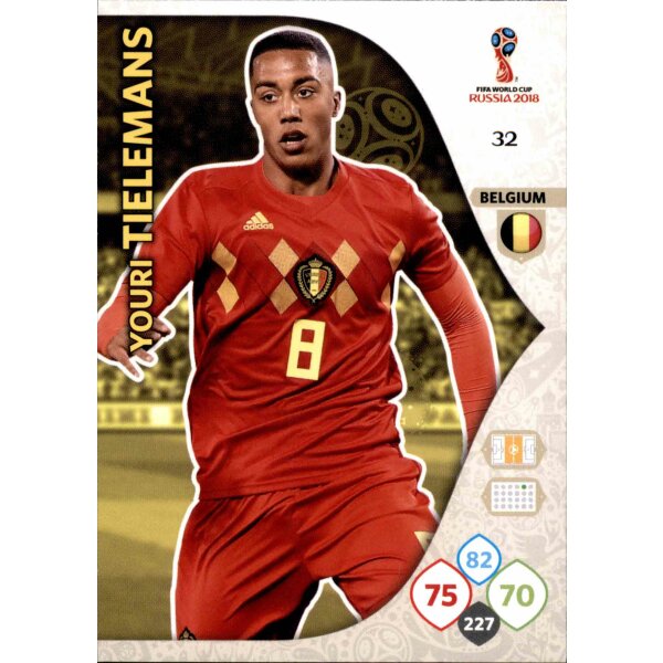 Panini WM Russia 2018 -  Nr. 32 - Youri Telemans - Team Mate