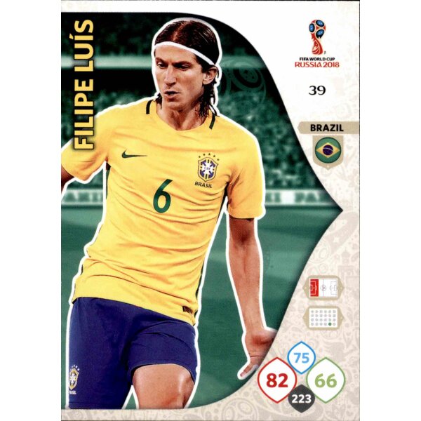 Panini WM Russia 2018 -  Nr. 39 - Filipe Luis - Team Mate