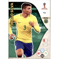 Panini WM Russia 2018 -  Nr. 43 - Thiago Silva - Team Mate