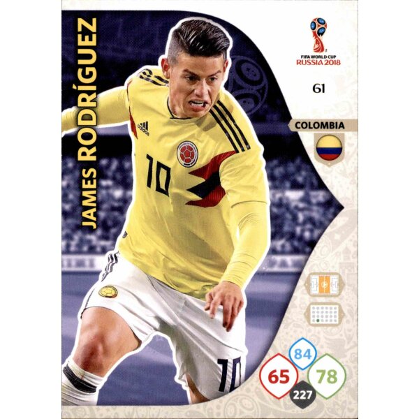 Panini WM Russia 2018 -  Nr. 61 - James Rodriguez - Team Mate