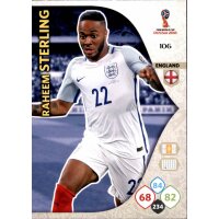 Panini WM Russia 2018 -  Nr. 106 - Raheem Sterling - Team...