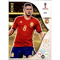 Panini WM Russia 2018 -  Nr. 129 - Koke - Team Mate