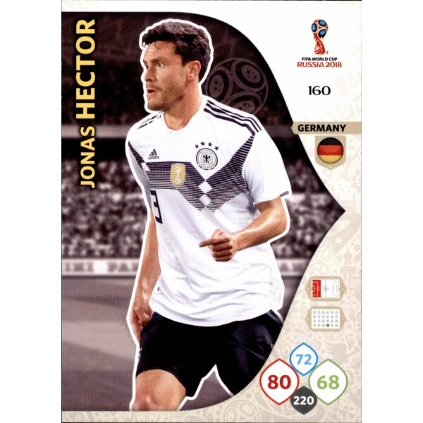 Panini WM Russia 2018 -  Nr. 160 - Jonas Hector - Team Mate