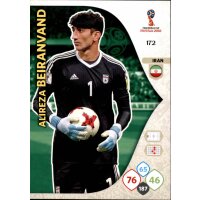 Panini WM Russia 2018 -  Nr. 172 - Alireza Beiranvand -...