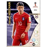 Panini WM Russia 2018 -  Nr. 206 - Hwang Hee-Chan - Team...