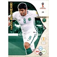 Panini WM Russia 2018 -  Nr. 211 - Yahya Al-Shehri - Team...