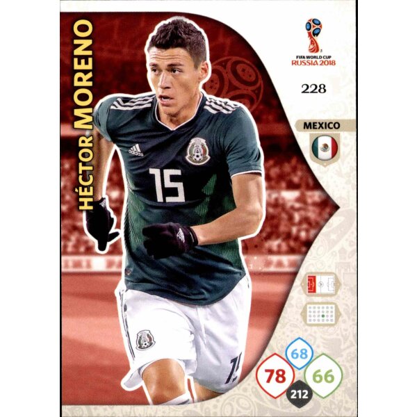 Panini WM Russia 2018 -  Nr. 228 - Hector Moreno - Team Mate