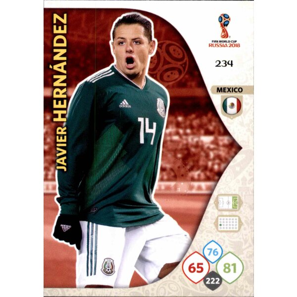 Panini WM Russia 2018 -  Nr. 234 - Javier Hernandez - Team Mate