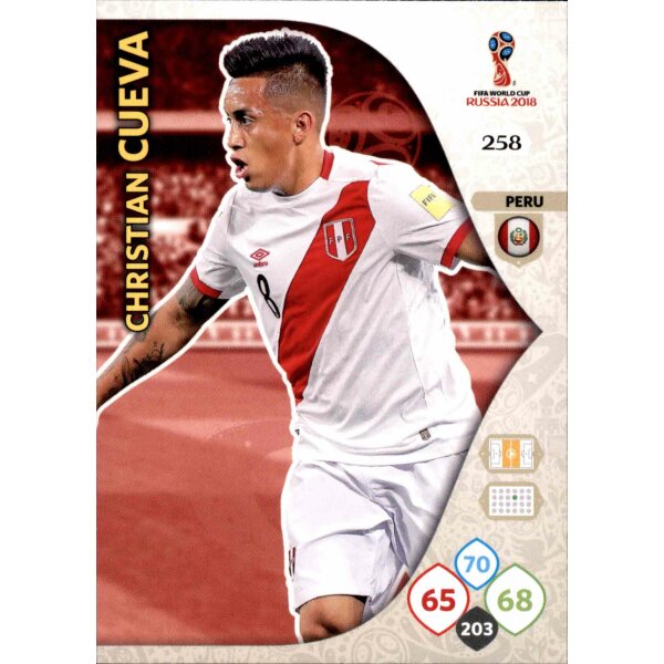 Panini WM Russia 2018 -  Nr. 258 - Christian Cueva - Team Mate