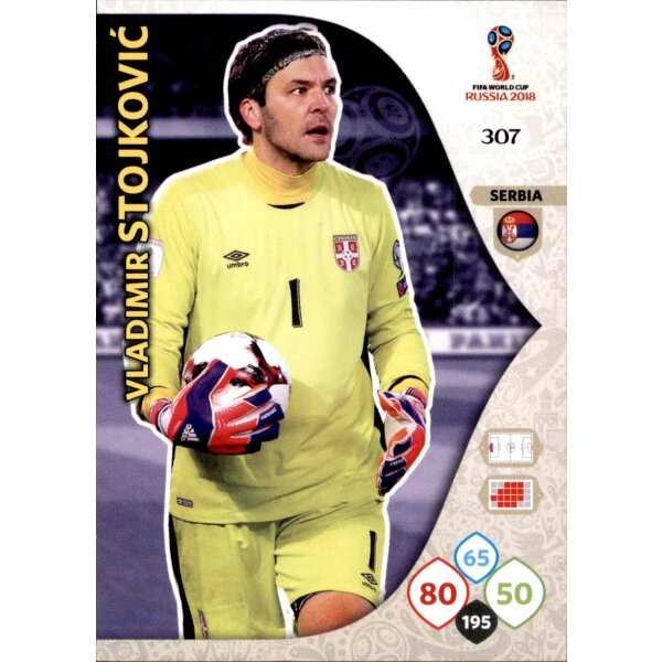 Panini WM Russia 2018 -  Nr. 307 - Vladimir Stojkovic - Team Mate