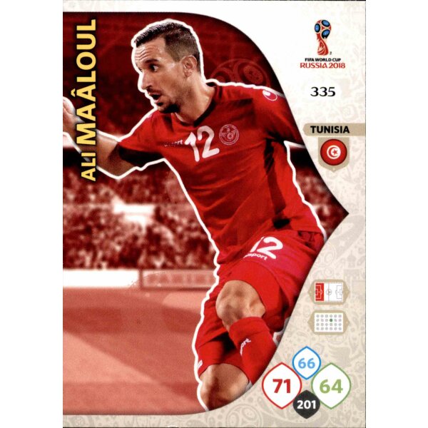 Panini WM Russia 2018 -  Nr. 335 - Ali Maaloul - Team Mate