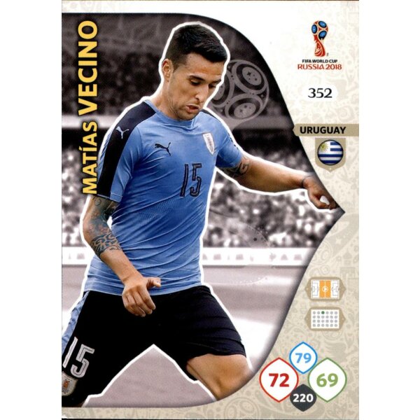 Panini WM Russia 2018 -  Nr. 352 - Matias Vecino - Team Mate