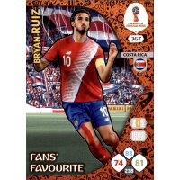 Panini WM Russia 2018 -  Nr. 367 - Bryan Ruiz - Fans...