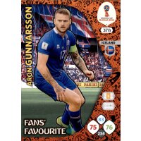 Panini WM Russia 2018 -  Nr. 378 - Aron Gunnarsson - Fans...