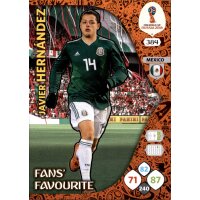 Panini WM Russia 2018 -  Nr. 384 - Javier Hernandez -...