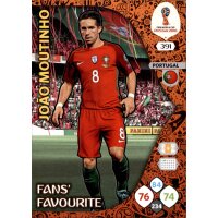 Panini WM Russia 2018 -  Nr. 391 - Joao Moutinho - Fans...