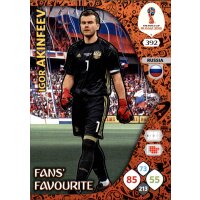 Panini WM Russia 2018 -  Nr. 392 - Igor Akinfeev - Fans...