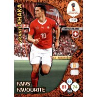 Panini WM Russia 2018 -  Nr. 397 - Granit Xhaka - Fans...