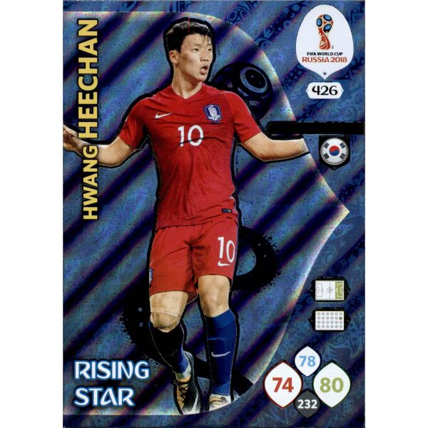 Panini WM Russia 2018 -  Nr. 426 - Hwang Hee-Chan - Rising Star