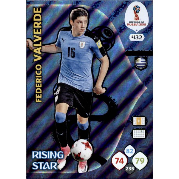 Panini WM Russia 2018 -  Nr. 432 - Federico Valverde - Rising Star