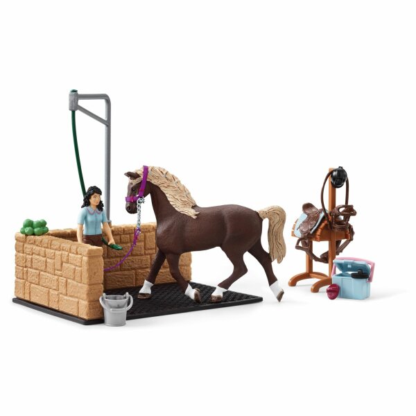 Schleich 42438 Horse Club - Waschplatz mit Horse Club Emily & Luna