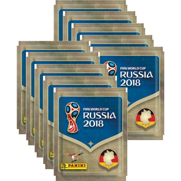 Panini WM Russia 2018 - Sticker - 10 Tüten