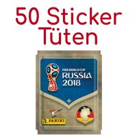 Panini WM Russia 2018 - Sticker - 50 Tüten - SOFORT...