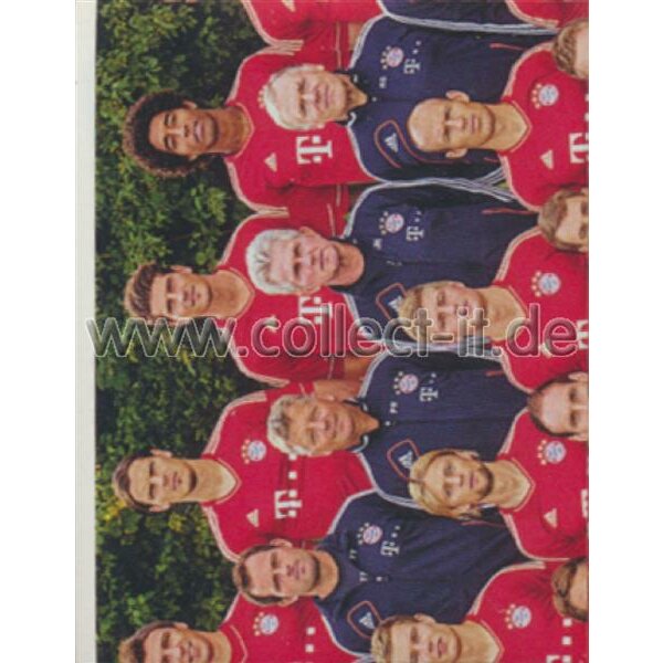 BAM1213 - Sticker 3 - Mannschaftsbild  - Panini FC Bayern München 2012/13