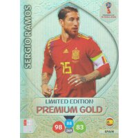 Panini WM Russia 2018 - LE27 - Sergio Ramos - Limitierte...