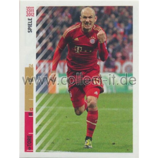 BAM1213 - Sticker 84 - Arjen Robben - Panini FC Bayern München 2012/13