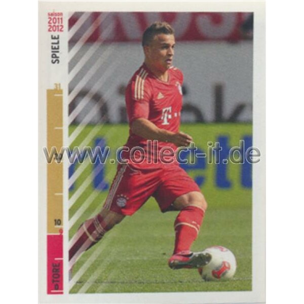 BAM1213 - Sticker 93 - Xherdan Shaqiri - Panini FC Bayern München 2012/13