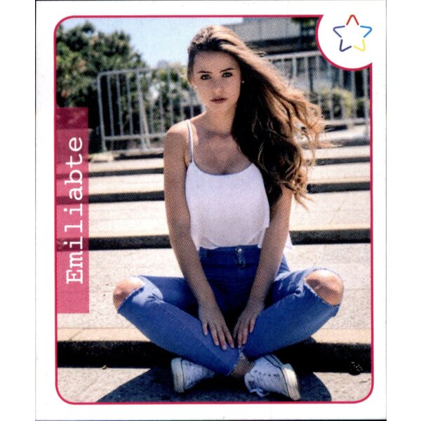 Sticker 21 - Panini - Webstars 2018 Girls - Emiliabte