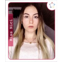 Sticker 25 - Panini - Webstars 2018 Girls - Miss Nici