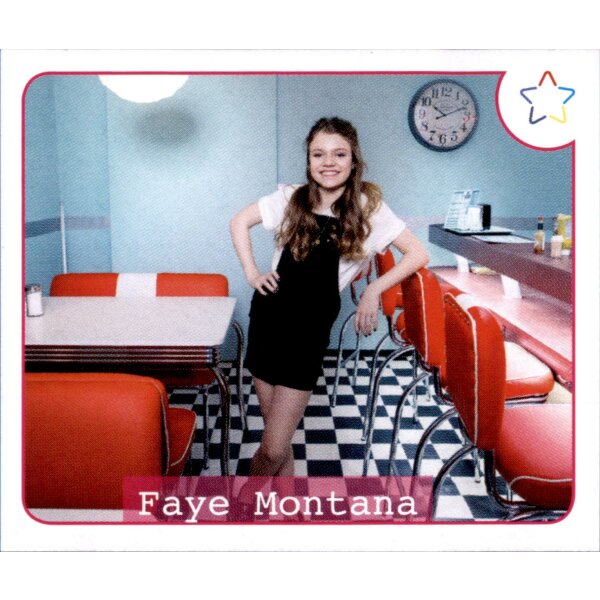 Sticker 34 - Panini - Webstars 2018 Girls - Faye Montana