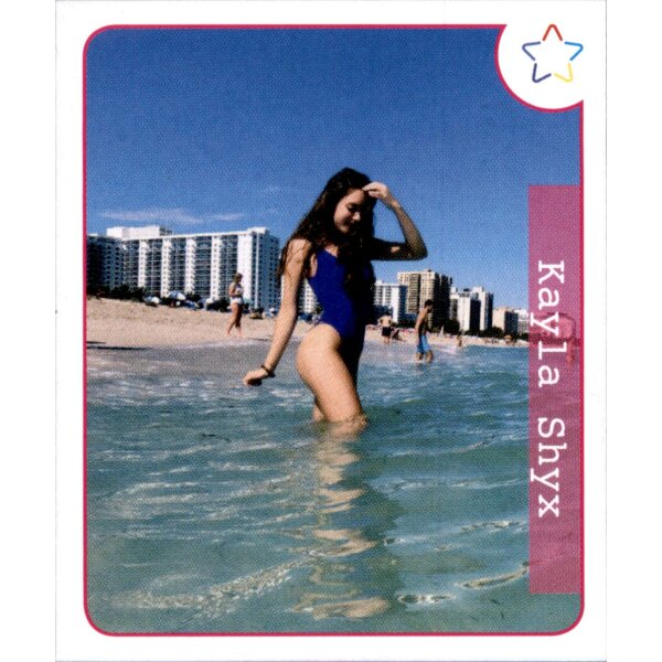 Sticker 42 - Panini - Webstars 2018 Girls - Kayla Shyx