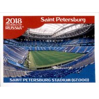 Panini WM 2018 - Sticker 15 - Saint Petersburg Stadium -...